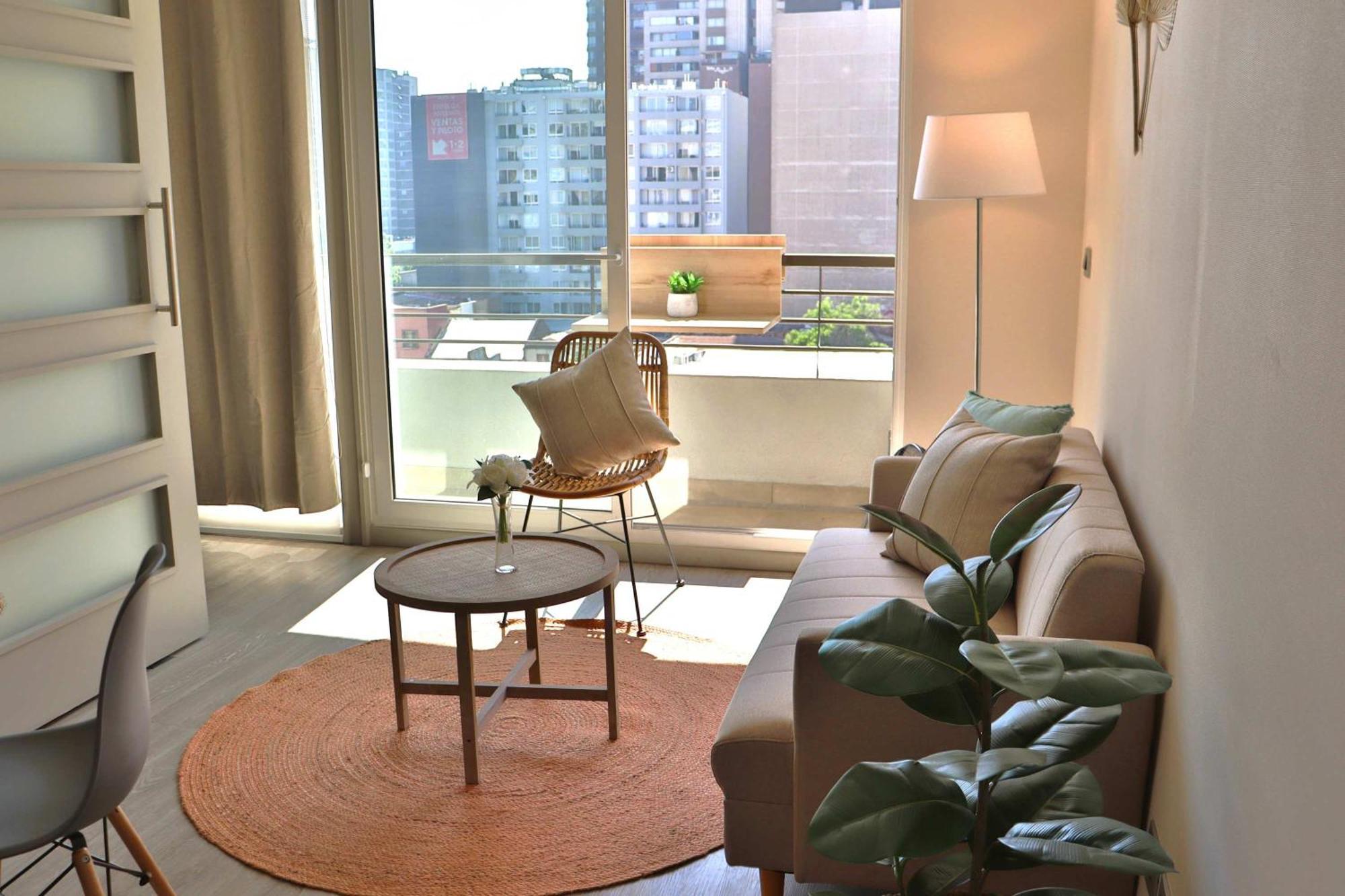 Hom I Amplio E Inmejorable Depto 1d1b B309 * Santiago